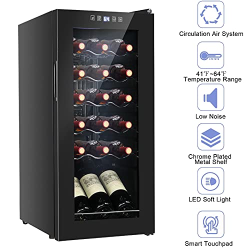 18/28 Bottle Freestanding Compressor Wine Cooler L1303