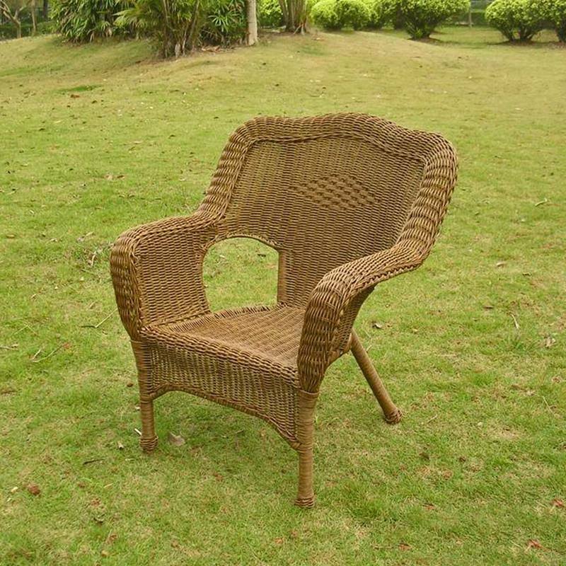 Resin Wicker Patio Chairs Set of 2 R8146