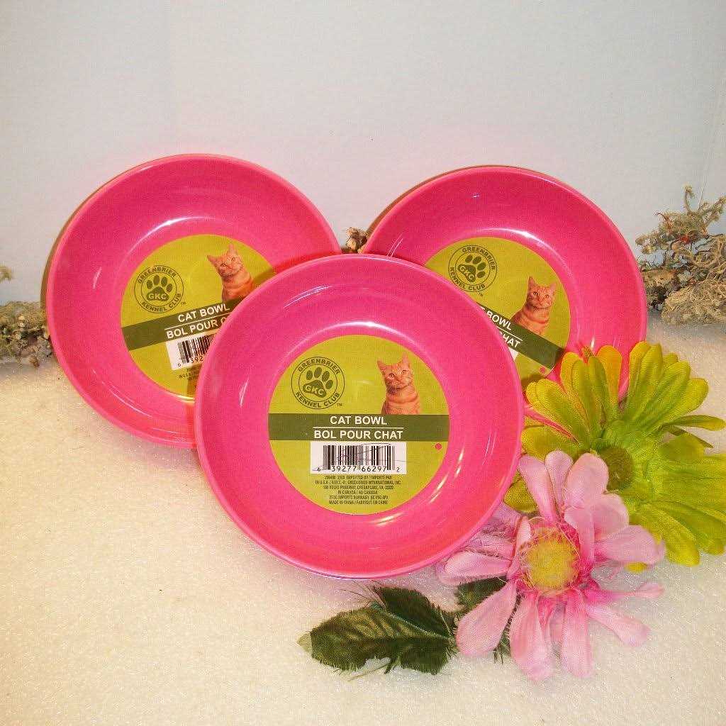 Plastic Non-Slip Cat Bowls N85229