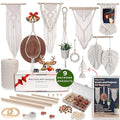 115 Pcs Macrame Kit with 220yd Cotton Yarn D16346