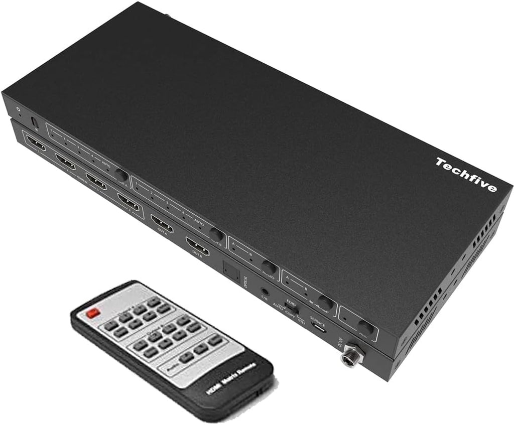 4K@60HZ HDMI Switcher 2 in 2 Out Pack of 2 T39453
