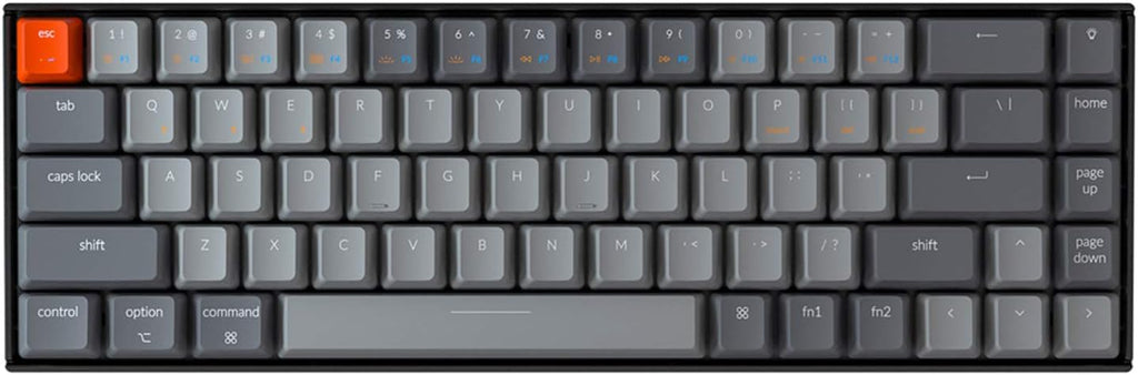 Hot Swappable Wireless Bluetooth Mechanical Gaming Keyboard 65% Compact 68-Key RGB L567074