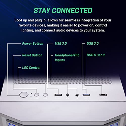 Intel i5 RTX 3060 12GB 1TB NVME 16GB DDR4 RAM Gaming PC X49075