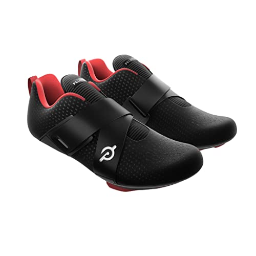 Cycling Shoes with Single Hook and Loop Strap and Delta-Compatible Cleats N122