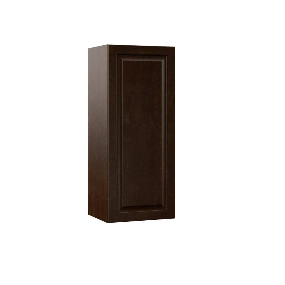 15x36x12 in. Espresso Brown Wall Kitchen Cabinet B652