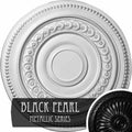 Hand-Painted Black Pearl Ceiling Medallion Q7205