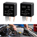 2 PCS 5-pin Relay, 12V/24V 30A Automotive Relay X238532