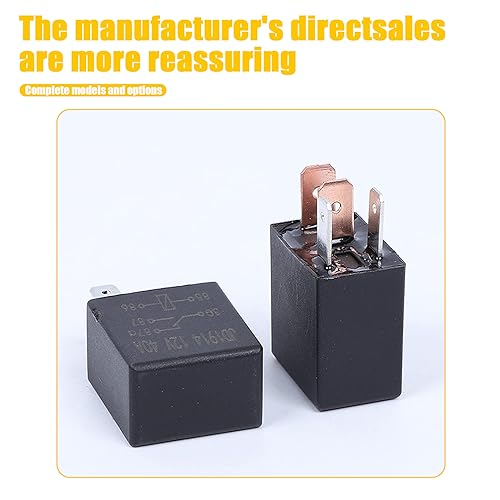 2 PCS 5-pin Relay, 12V/24V 30A Automotive Relay X238532