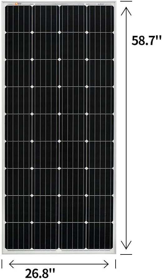 200 Watt 12 Volt Monocrystalline Solar Panel R983444