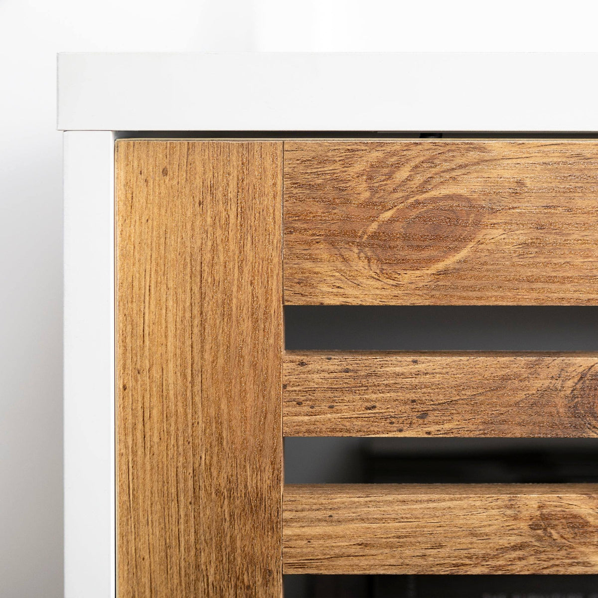 Black Sliding Door TV Console U861772