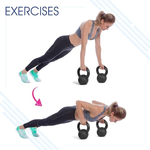 5-80 lbs Cast Iron Kettlebell R4728