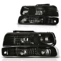 Smoke Headlights Assembly with Bumper Lamps T8948