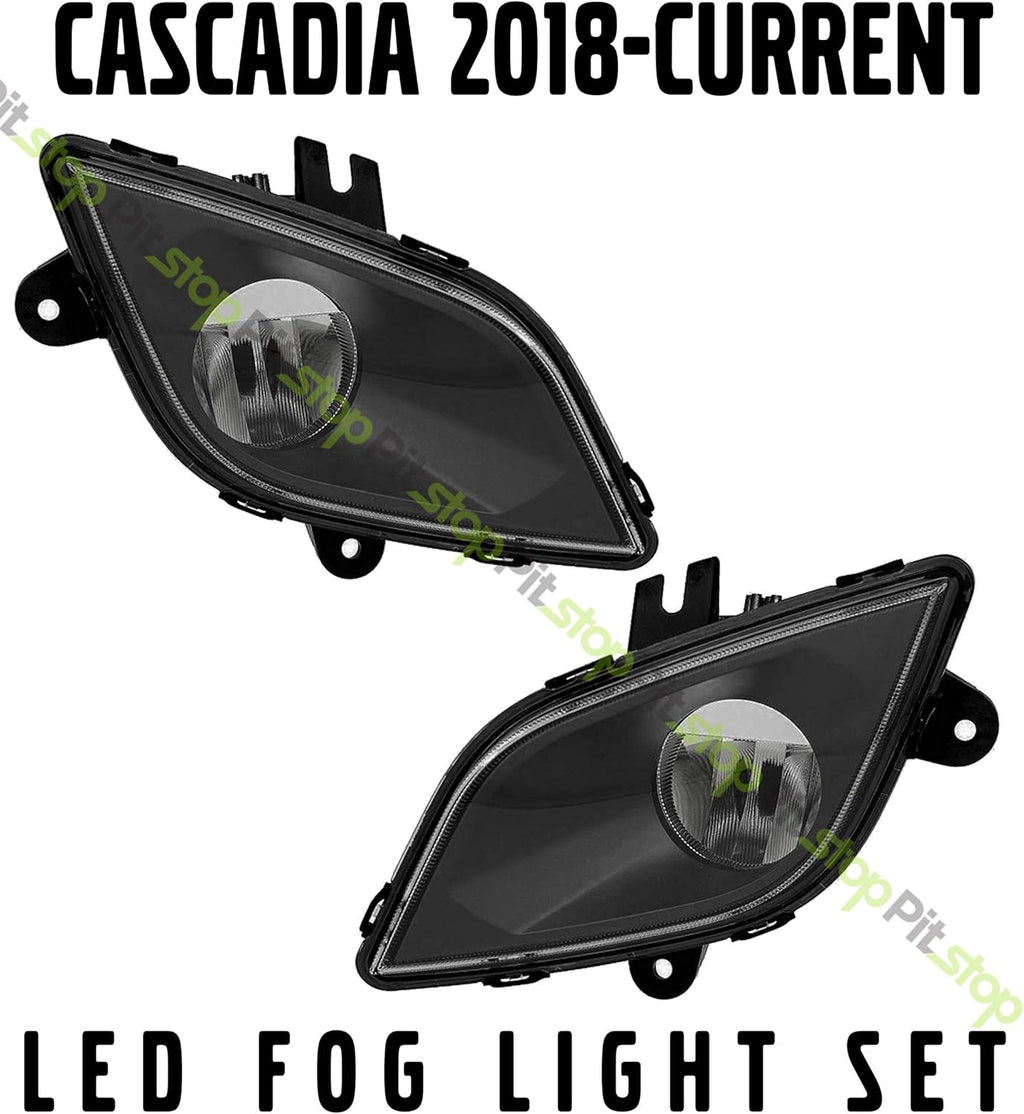 Fog Light Set for Freightliner Cascadia 2018 2019 2020 Driver & Passenger X1084