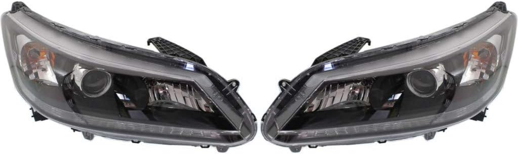 Headlight Assembly Pair Halogen Sedan E36835