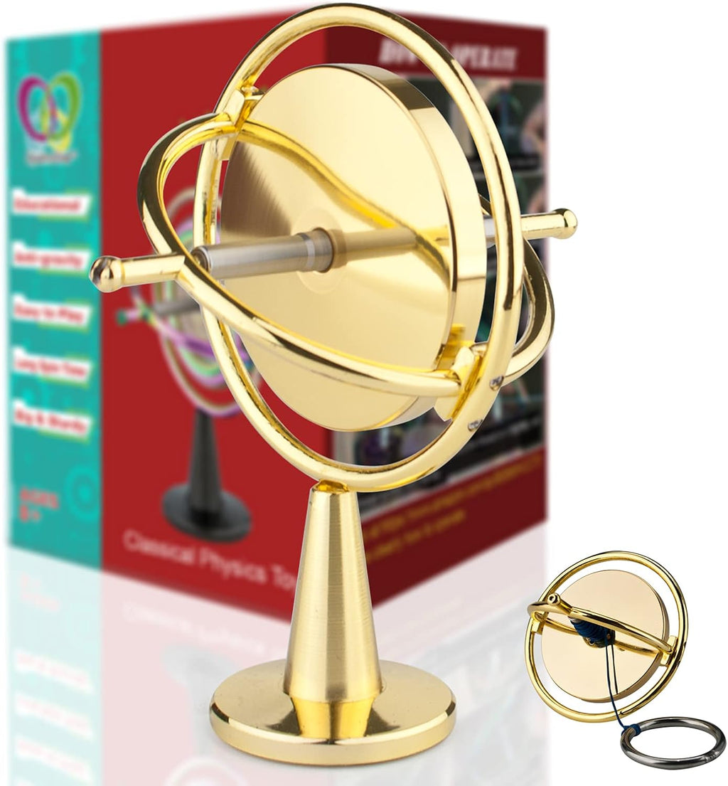 Pack of 2 Solid Metal Gyroscope R24843