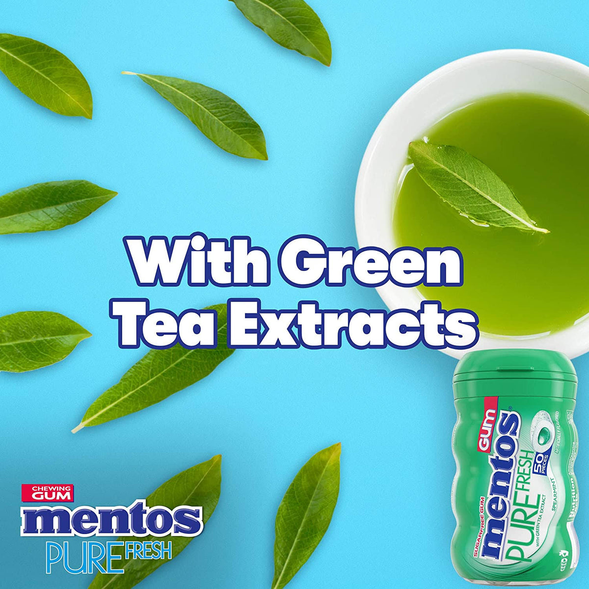 Mentos Pure Fresh Spearmint Gum G728