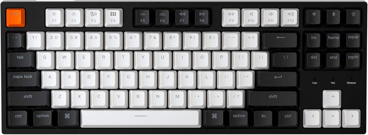 Wired Mechanical Keyboard with Gateron G Pro Brown Switch, Tenkeyless 87 Keys Z2169