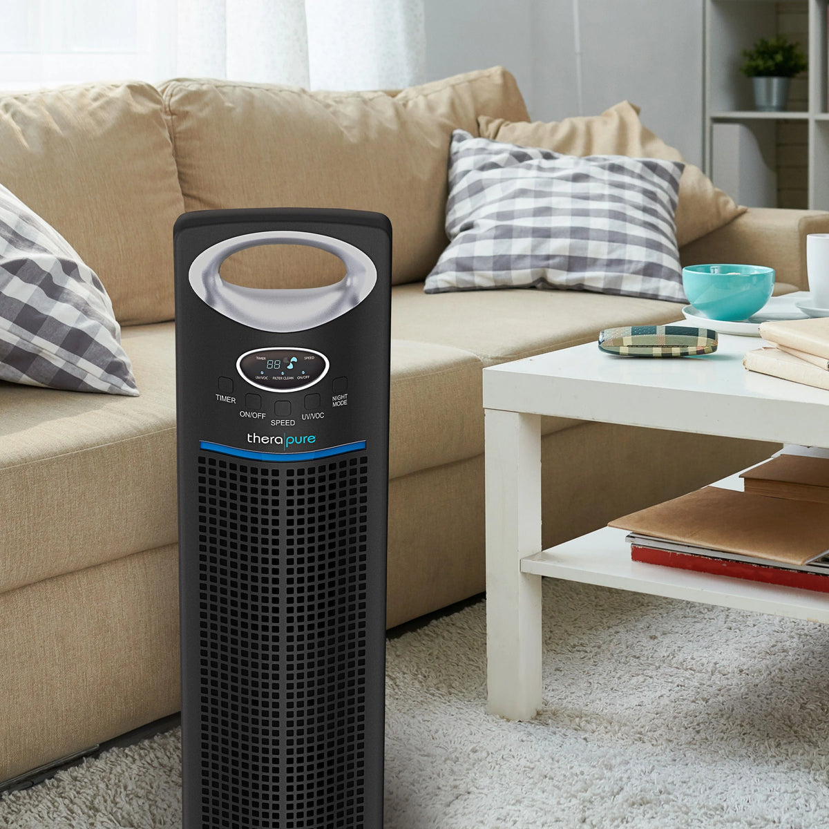 Black HEPA-Type Air Purifier V657