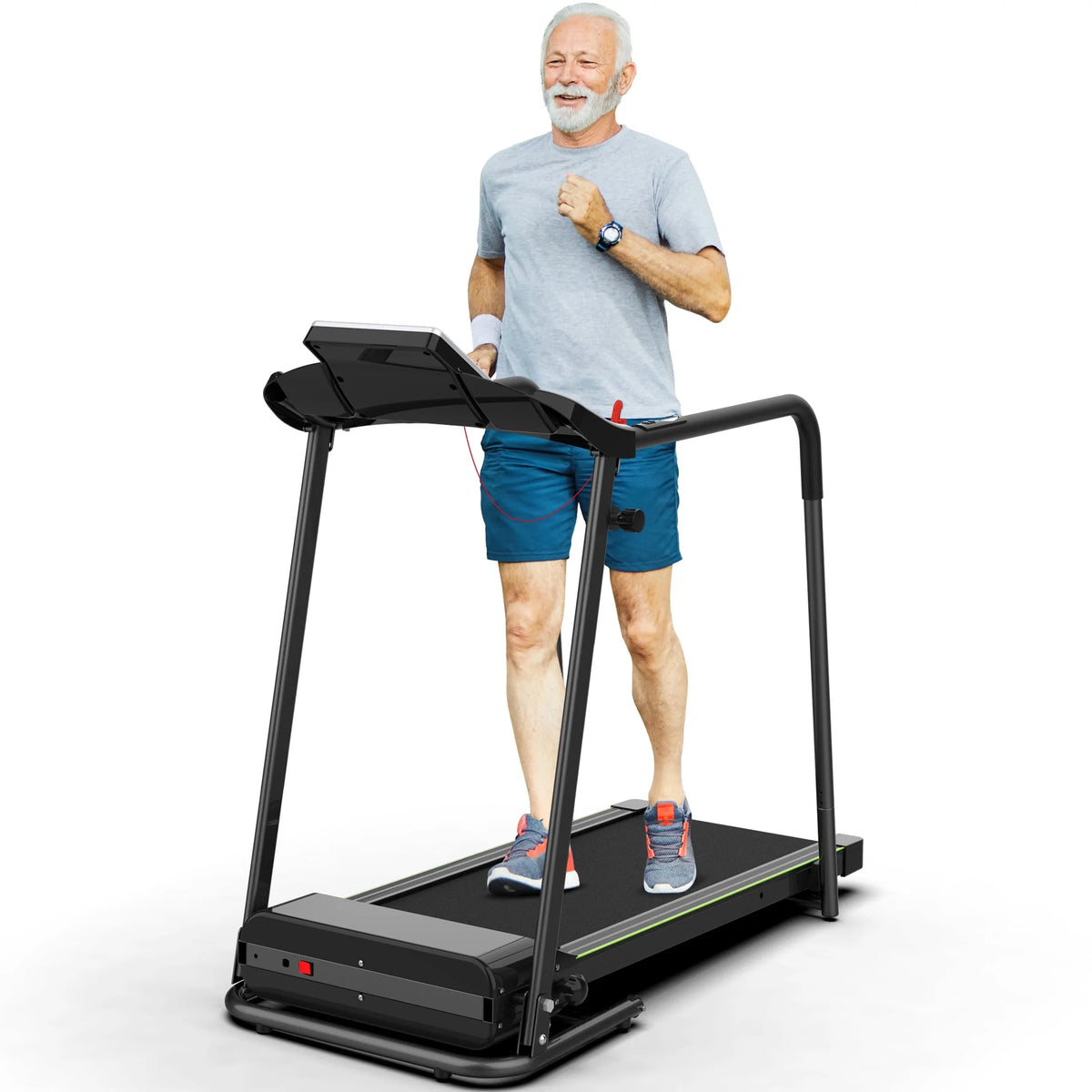 Folding Treadmill with Long Handrail 2.25HP N838