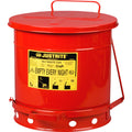 10 Gallon Red Oily Waste Can C577