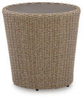 Beige Outdoor End Table G3805