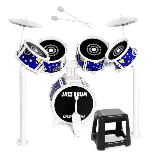 Kids Jazz Drum Set with 5 Drums Y47652