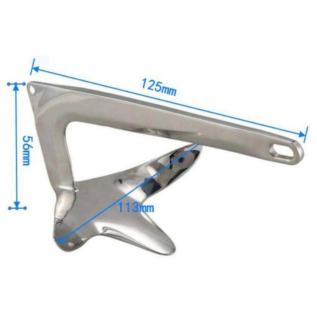 Boat Anchor with 5M Rope Kayak Anchor Accessories T788