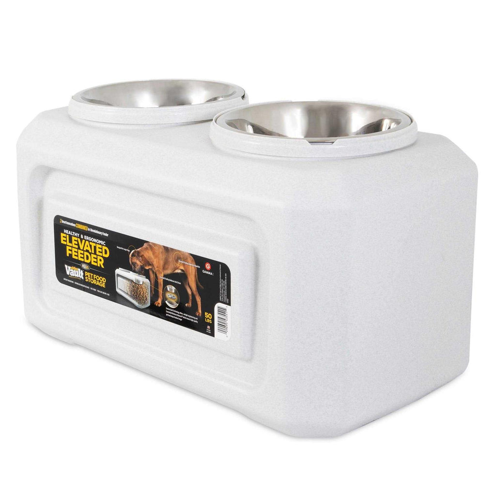 Elevated Dog Feeder with Storage H6226