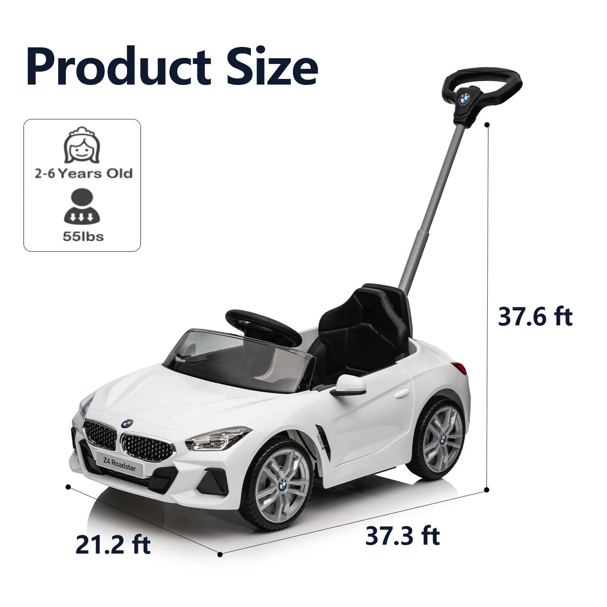 Kids' Push Car with Handle P45294