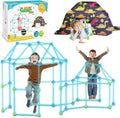145 Pieces Glow in Dark Fort Building Kit Construction Toys D4211