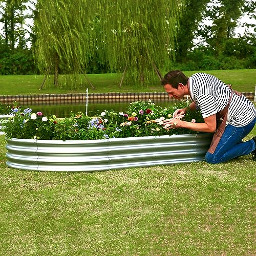 Galvanized Metal Raised Garden Bed 4x2x1ft X358