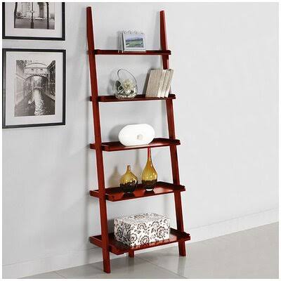 Cherry Ladder Bookcase X304218