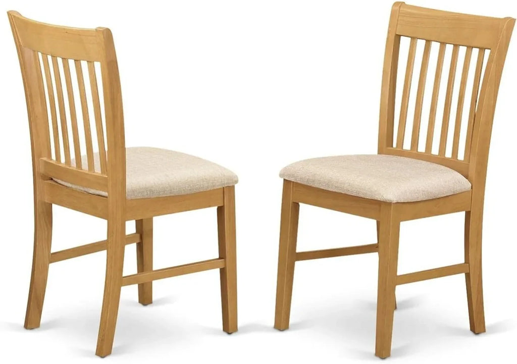 Upholstered Wooden Dining Chairs, Set of 2 T71245