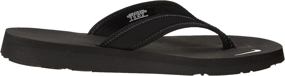Black White Thong Sandals Q929