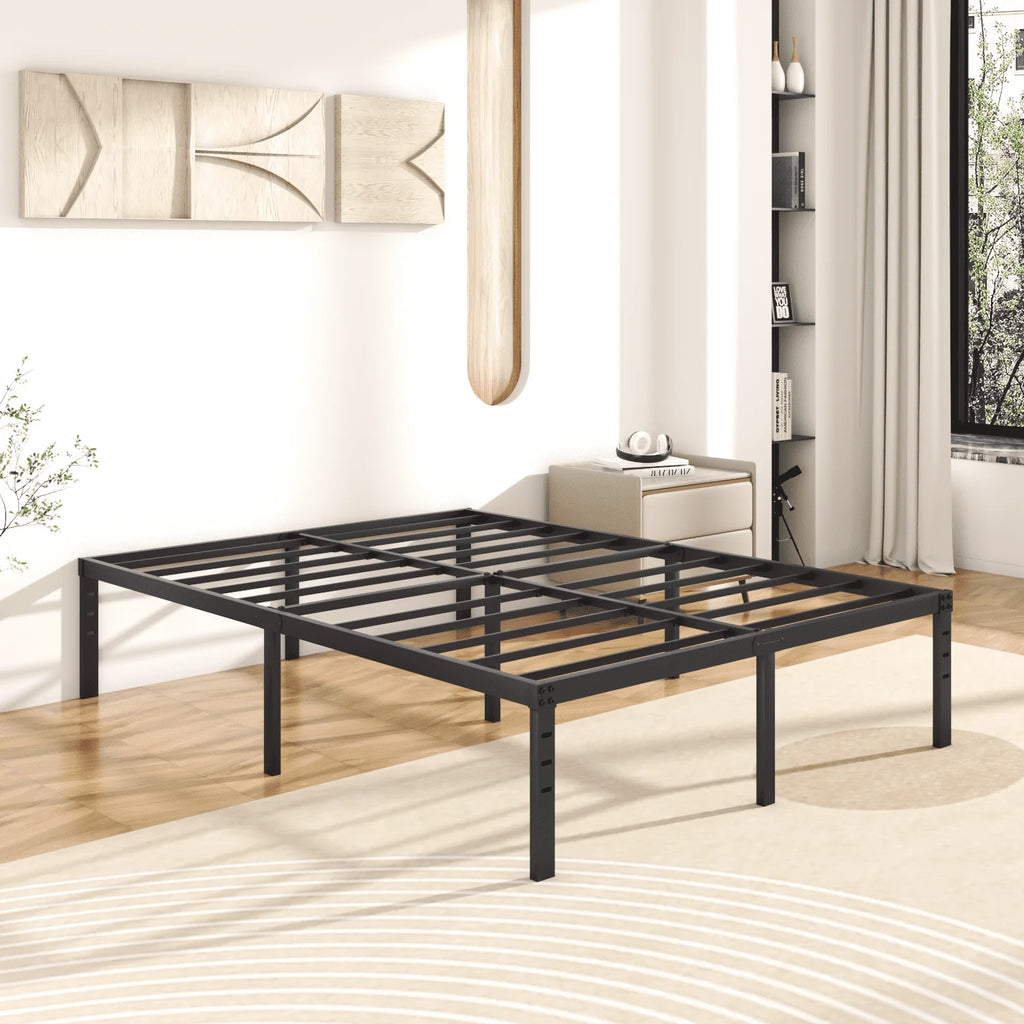King Size 14 Inches High Bed Frame with Storage Z99172