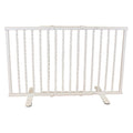 White Wrought Iron Freestanding Pet Gate M703