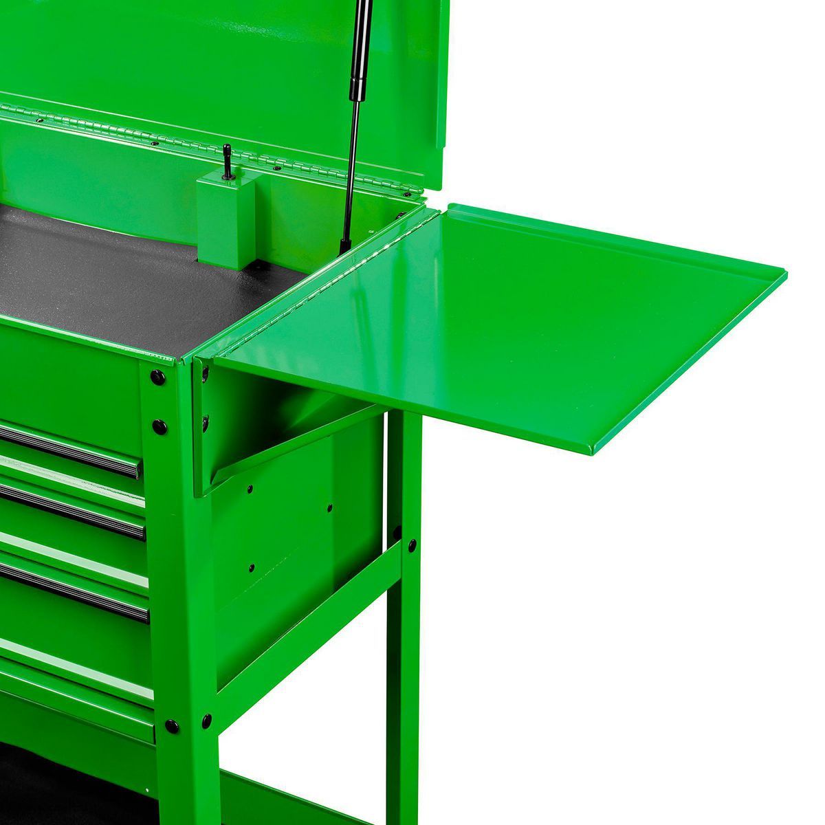 Folding Side Tray for 4-Drawer Tech Cart, Slate Gray Z4343