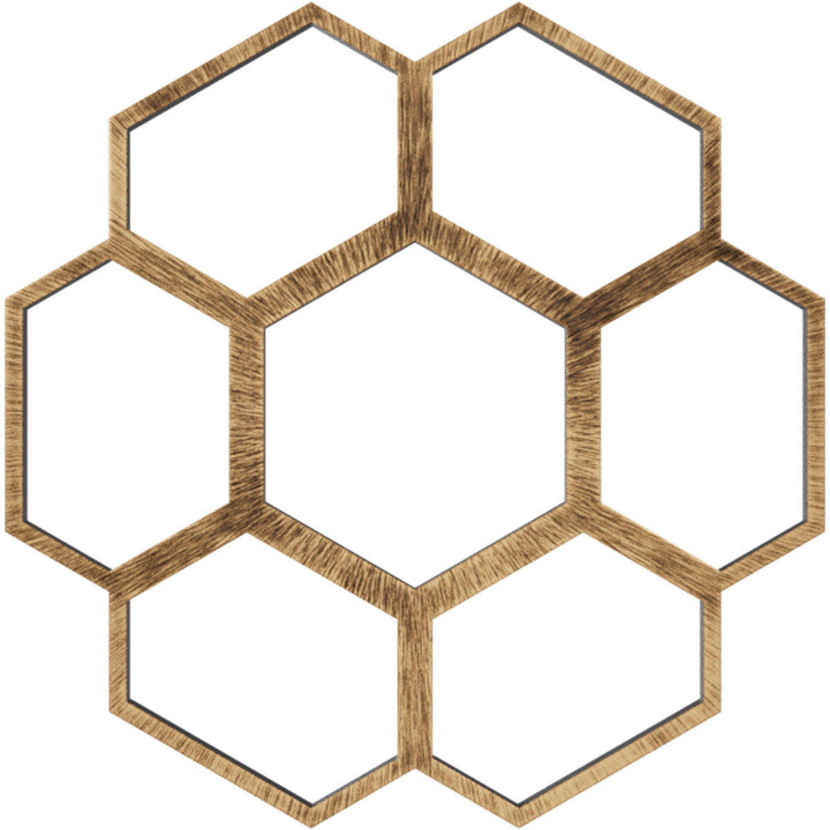 40x22OD x 17 1/8x22ID x 1x22P PVC Pierced Ceiling Medallion F891