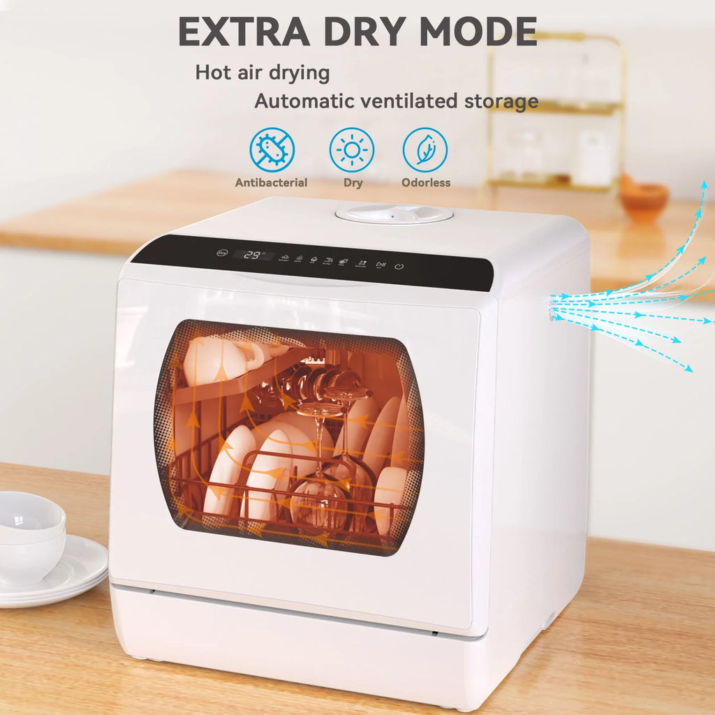 Portable Countertop Dishwasher, 5 Washing Programs, 5L Built-in Water Tank G135828