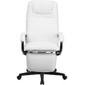 White Reclining Leather Chair Z72560