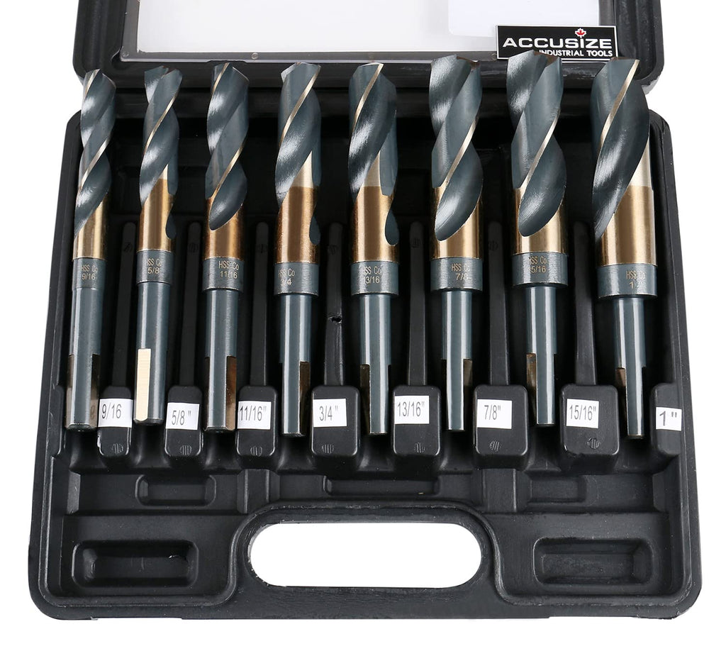 M35 Cobalt 1/2" Shank Drill Set of 8 Pieces L4154