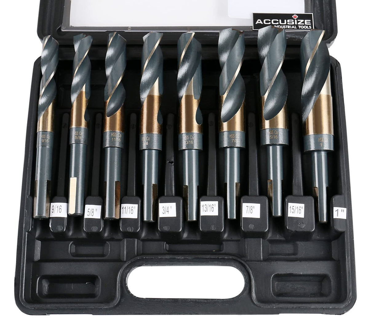 M35 Cobalt 1/2" Shank Drill Set of 8 Pieces L4154