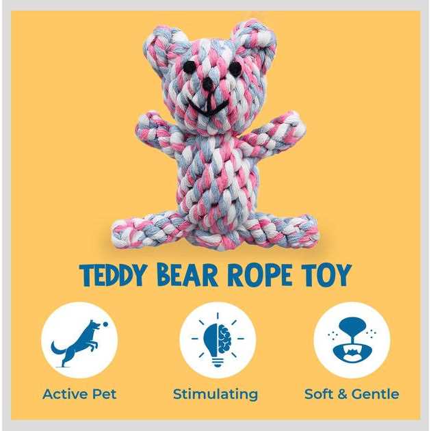 Knotted Soft Cotton Rope Teething Toy W41233