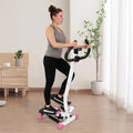 Mini Aerobic Stepper with Handle, Pink Q134