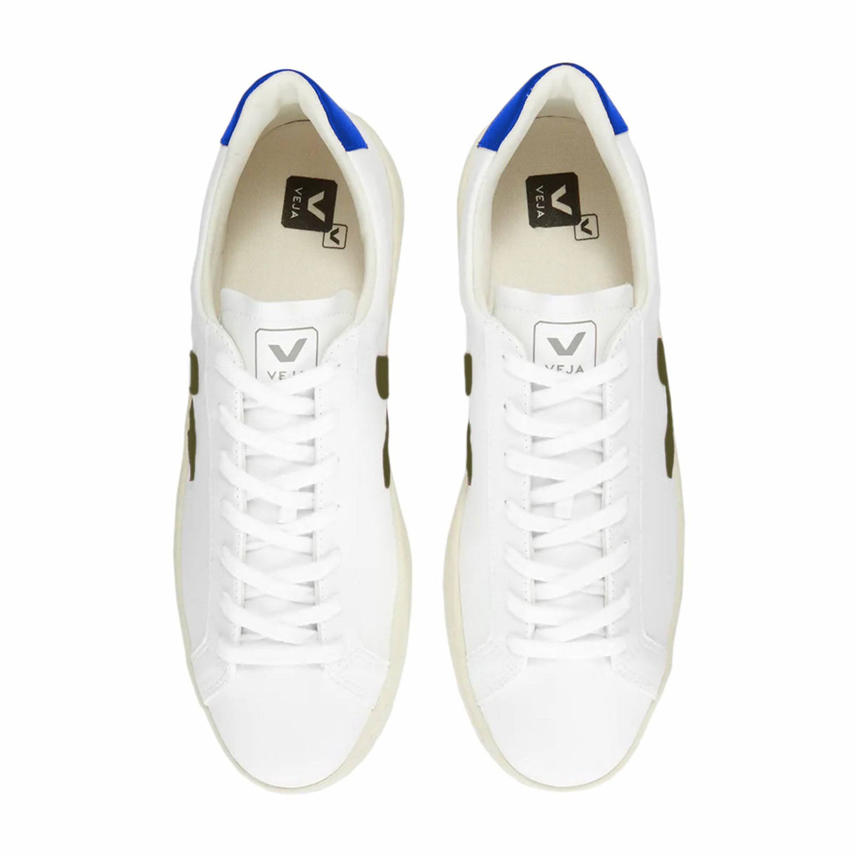 White Kaki Indigo Men Shoes C650
