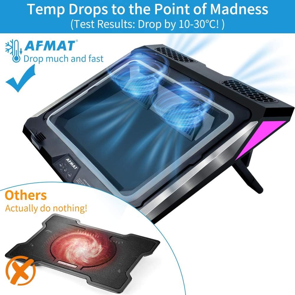 Laptop Cooling Pad with Adjustable Mount Stand, Pack of 2 Z236677