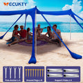10x10ft Beach Canopy Sun Shelter H721