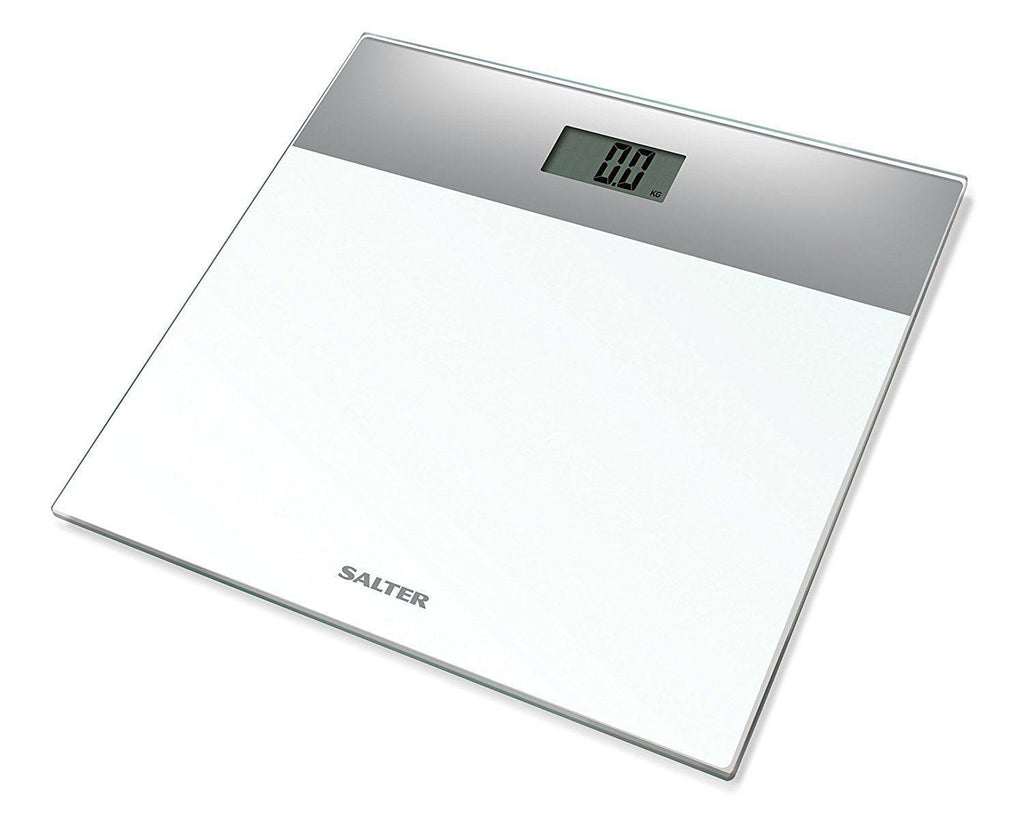 White Glass Digital Bathroom Scale P8484