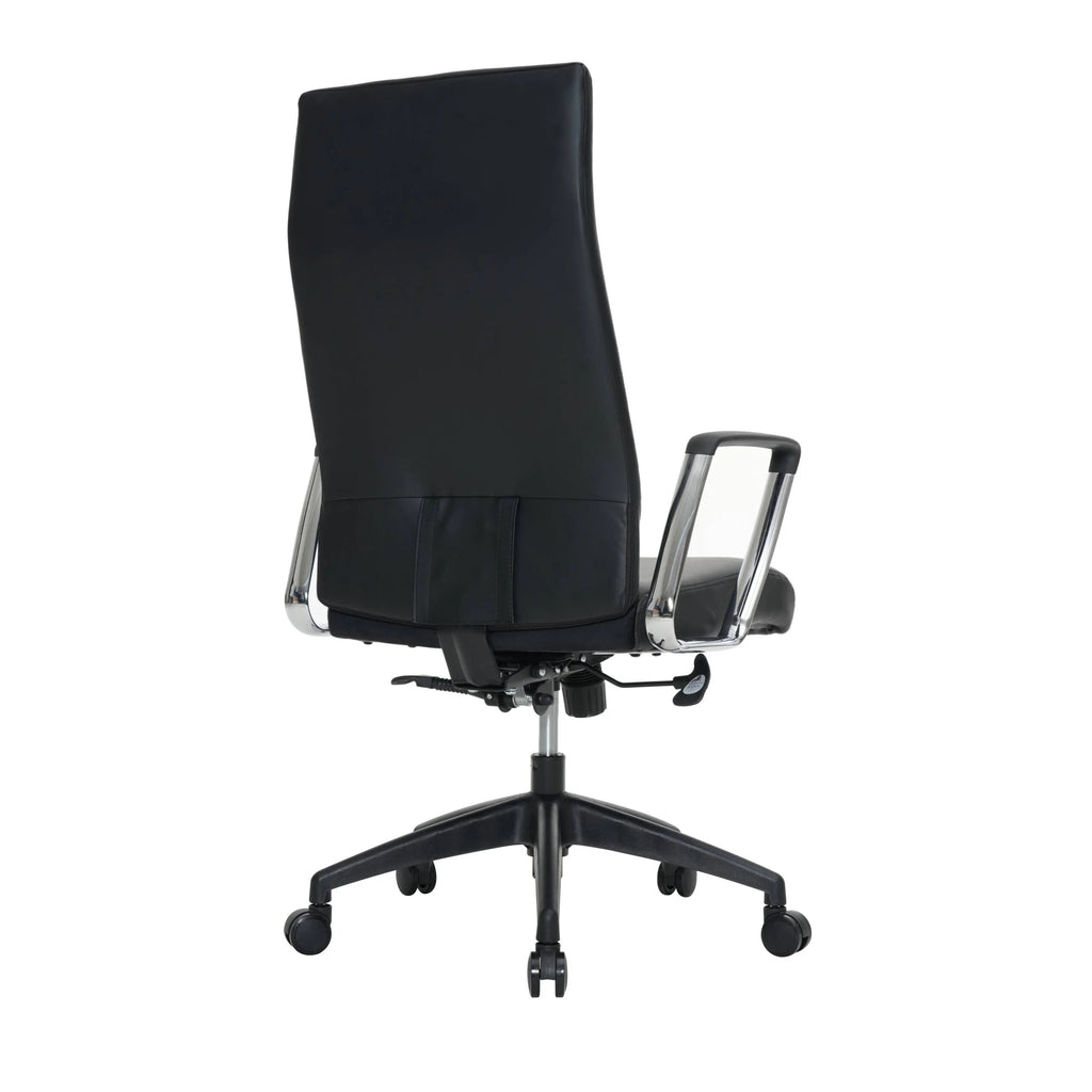 High Back Leather Office Chair Black I9045