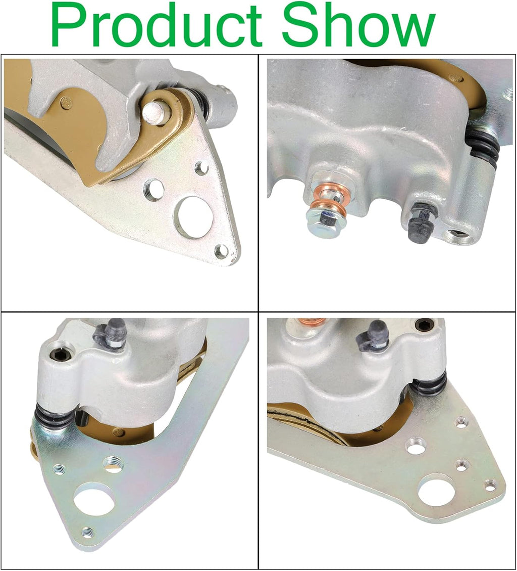 Front Left Right Brake Calipers W/Pads for Polaris Ranger 800 Crew XP 2010-2015 Z31170